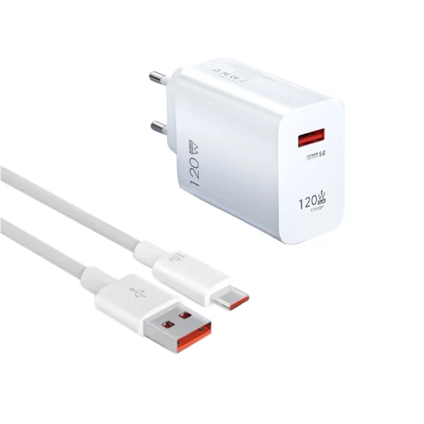 Cargador rápido TipoC 120W 6A