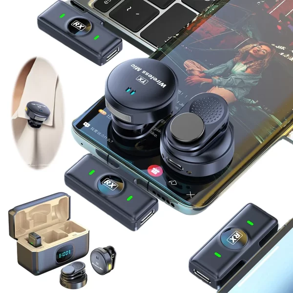 Micrófono Inalámbrico Magnético para Celular - Imagen 3