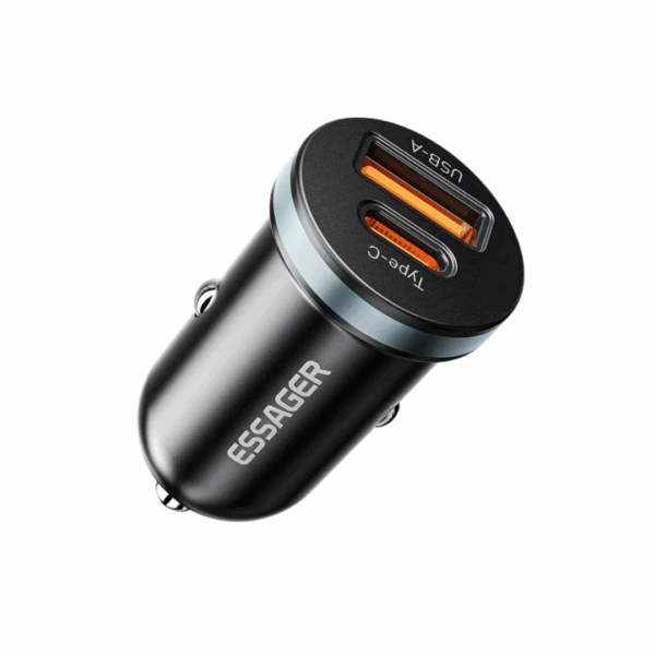 Cargador USB Tipo C para Auto 30W 5A - Imagen 2