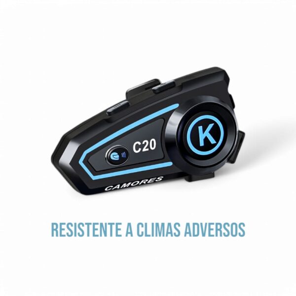 Auricular Bluetooth para Casco de Moto C20 - Imagen 3