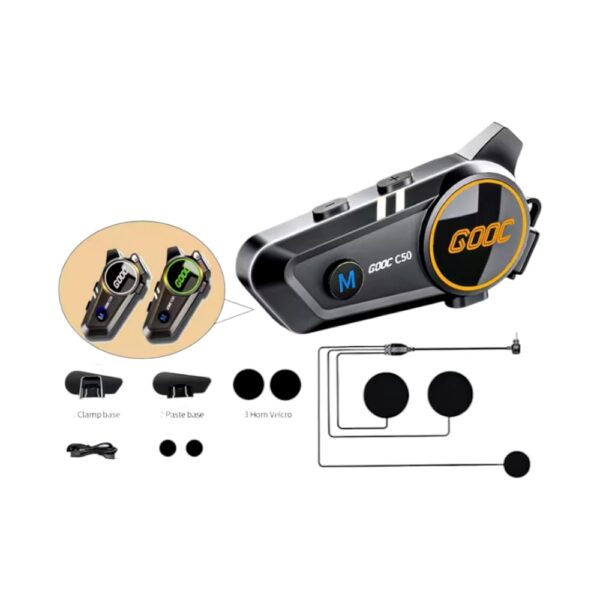 Auricular Bluetooth para Casco Moto C50 - Imagen 2
