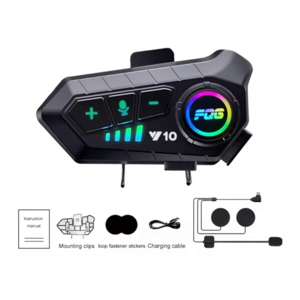 Auriculares Bluetooth para Casco Moto Y10 - Imagen 4